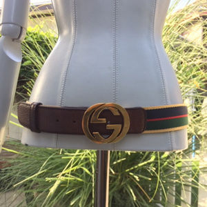Gucci Belt with Double Logo